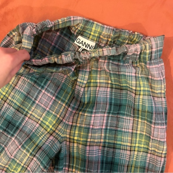 GANNI Mid Waist Lagoon Pants, NEW - Picture 5 of 11
